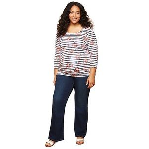 ⭐️⭐️Host Pick⭐️⭐️Motherhood boot cut jeans size 1x